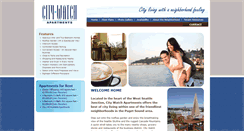 Desktop Screenshot of citywatchapts.com